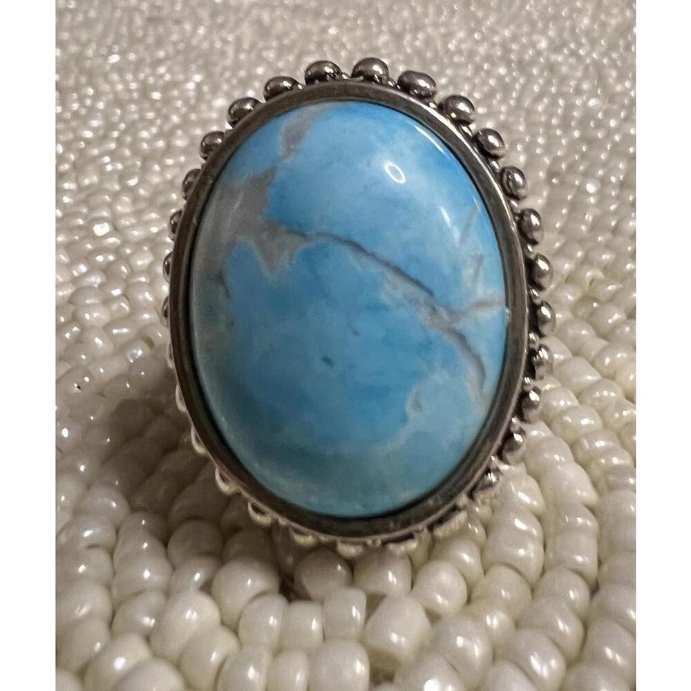 Probable Turquoise Ring - Picture 7 of 9